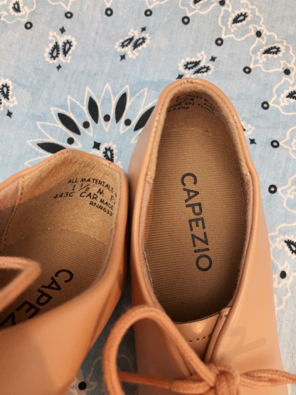 Capezio Teletone Tap Shoes Nude for girl - Picture 6 of 6